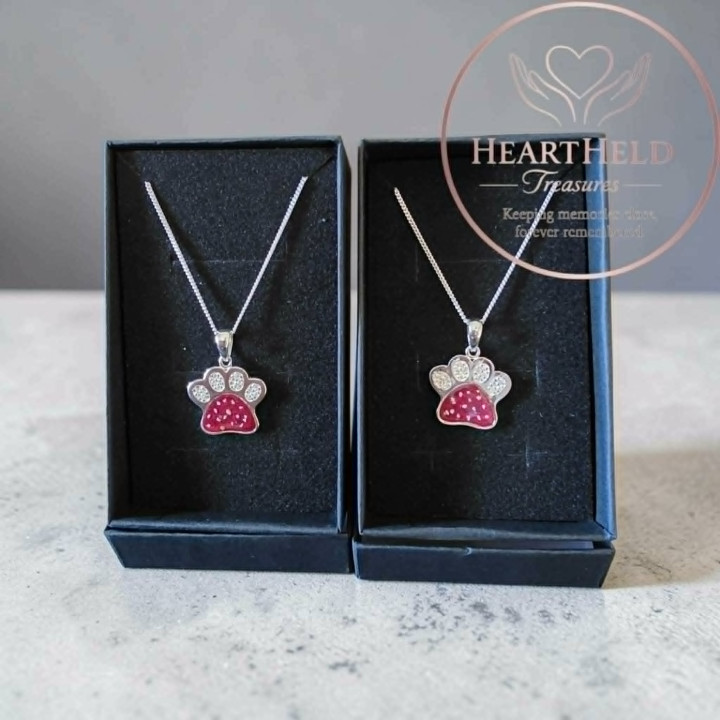 Red Paw Necklace (P3)
